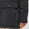 Parka multipoches chaude, imperméable et légère, 6 poches extérieures
