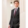 Veste de costume homme contemporaine 2 boutons, doublée, 270 g/m²