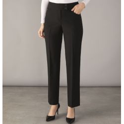 Pantalon de tailleur femme polyester slim, 270 g/m²