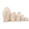 Petits sacs en coton recyclé disponibles dans 6 tailles, 160 g/m²