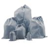 Petits sacs en coton recyclé disponibles dans 6 tailles, 160 g/m²