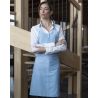 Tablier à bavette sans poches en polycoton ajustable, 240 g/m²