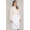 Tablier barman long en coton, 3 poches, 280 g/m²