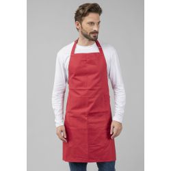 Tablier long 2 poches sur les côtés en coton