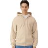 Sweat capuche zippé Midweight, capuche doublée, en coton ringspun, 285 g/m²