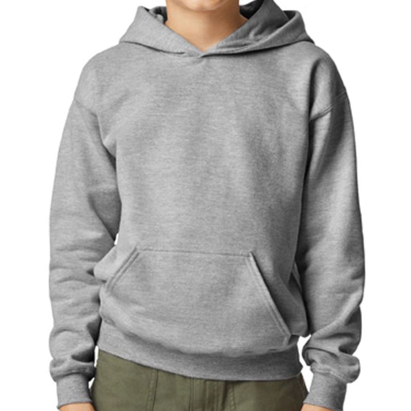 Sweat capuche enfant Midweight, capuche doublée, en coton ringspun, 285 g/m²