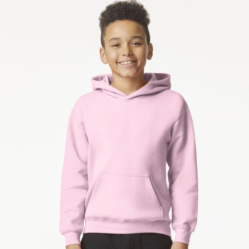 Sweat capuche enfant Midweight, capuche doublée, en coton ringspun, 285 g/m²