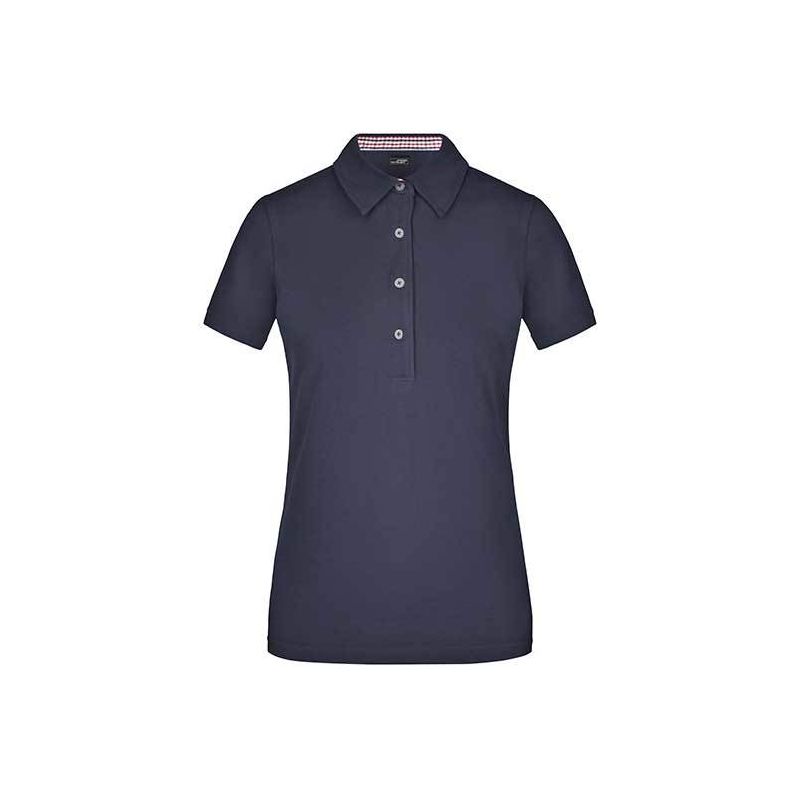 Polo femme fashion en coton fin piqué classique, 195 g/m²