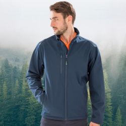 Veste softshell 3 couches imperméable en polyester recyclé, 300 g/m²