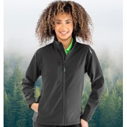 Veste softshell femme 3 couches imperméable en polyester recyclé, 300 g/m²