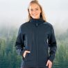 Veste softshell femme 3 couches imperméable en polyester recyclé, 300 g/m²