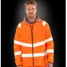 Veste softshell 2 couches haute visibilité recyclée, imperméable, respirante, 280 g/m²