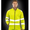 Veste softshell 2 couches haute visibilité recyclée, imperméable, respirante, 280 g/m²