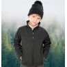 Veste softshell enfant 2 couches imperméable en polyester recyclé, 280 g/m²