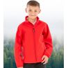 Veste softshell enfant 2 couches imperméable en polyester recyclé, 280 g/m²