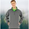 Veste softshell homme 2 couches imperméable en polyester recyclé, 280 g/m²