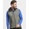 Bodywarmer homme softshell avec capuche, poches zippées, 310 g/m²