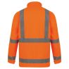 Veste softshell de sécurité Hi-Vis, coupe-vent avec doublure en polaire isolante, 300 g/m²