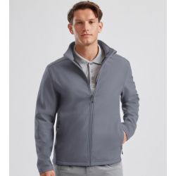 Veste softshell 2 couches traitement déperlant, doublure en micropolaire, 290 g/m²