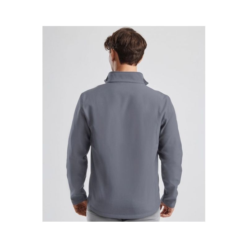 Veste softshell 2 couches traitement déperlant, doublure en micropolaire, 290 g/m²