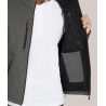 Veste Softshell 3 couches homme imperméable et respirante mulitpoches, 280 g/m²