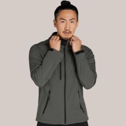 Veste Softshell 3 couches homme imperméable et respirante mulitpoches, 280 g/m²