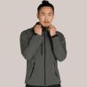 Veste Softshell 3 couches homme imperméable et respirante mulitpoches, 280 g/m²