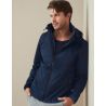 Veste softshell homme respirante et imperméable, capuche amovible, 250 g/m²
