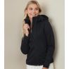 Veste softshell femme respirante et imperméable, capuche amovible, 250 g/m²