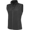 Bodywarmer femme softshell 2 couches recyclé coupe ajustée, 280 g/m²