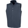 Bodywarmer homme softshell 2 couches recyclé coupe ajustée, 280 g/m²