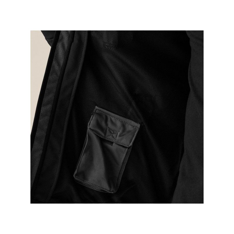 Veste softshell homme 3 couches hydrofuge respirant, capuche intégrée, 300 g/m²