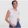 T-shirt femme sublimation manches courtes en polyester touché coton, 150 g/m²
