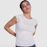 T-shirt femme sublimation manches courtes en polyester touché coton, 150 g/m²