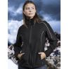 Veste softshell 3 couches légère femme à capuche, imperméable, respirante, 260 g/m²