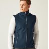 Bodywarmer Softshell recyclé 2 couches coupe-vent, doublure polaire, 270 g/m²
