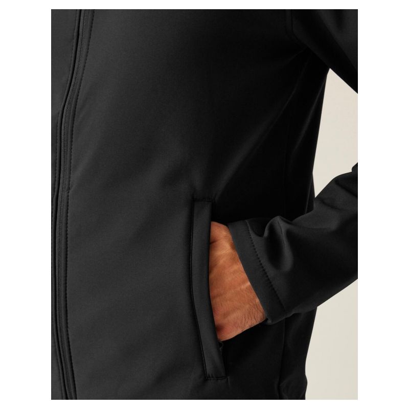 Veste softshell légère résistante au vent, finition déperlante durable, 270 g/m²