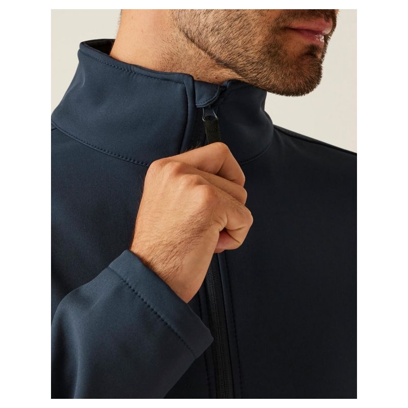 Veste softshell légère résistante au vent, finition déperlante durable, 270 g/m²
