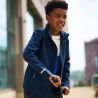 Veste Softshell enfant 2 couches coupe-vent, déperlant, 2 poches zippées, 265 g/m²