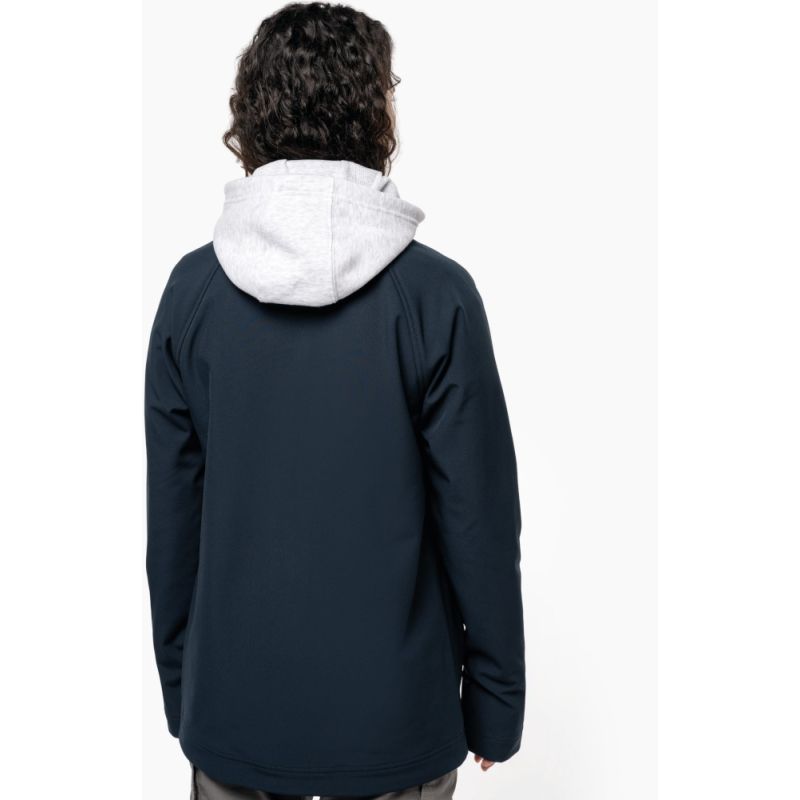 Veste softshell écoresponsable 3 couches technique respirante et imperméable, 300 g/m² 