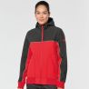 Veste softshell 3 couches bicolore BIONIC-FINISH ECO anti-froid à capuche, 300 g/m²
