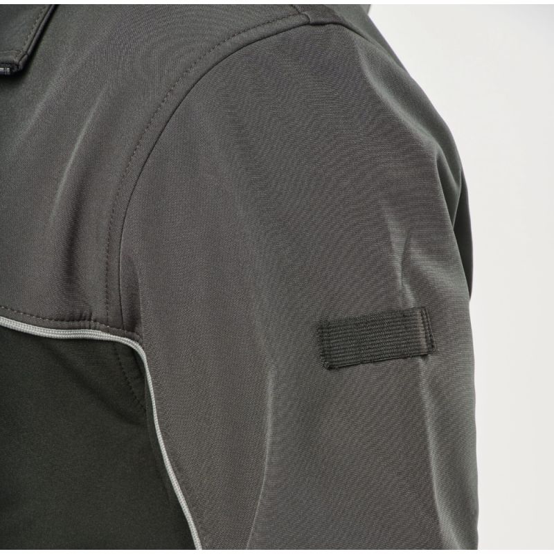 Veste softshell 3 couches bicolore BIONIC-FINISH ECO anti-froid à capuche, 300 g/m²
