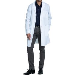 Blouse de laboratoire unisexe avec poches, 166 g/m²