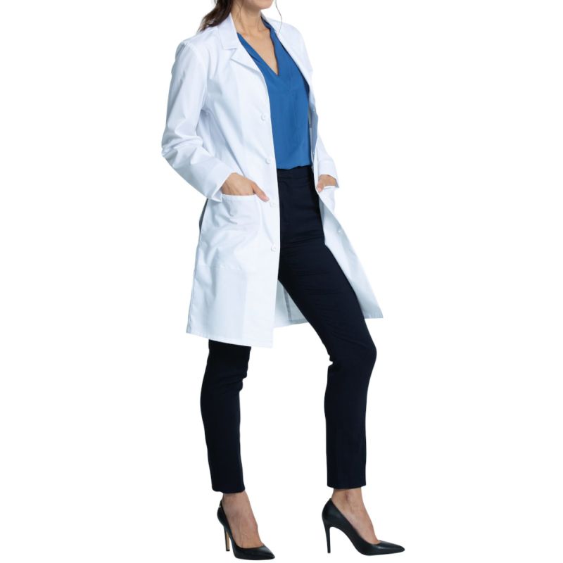 Blouse de laboratoire unisexe avec poches, 166 g/m²