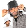 Bob réversible, large calotte de marquage, en polyester recyclé, 210 g/m²