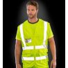 Gilet de sécurité respirant zippé avec bandes réfléchissantes, 145 g/m²