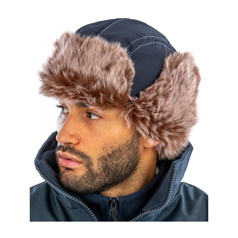 Bonnet sherpa protège-oreilles imperméable, séchage rapide