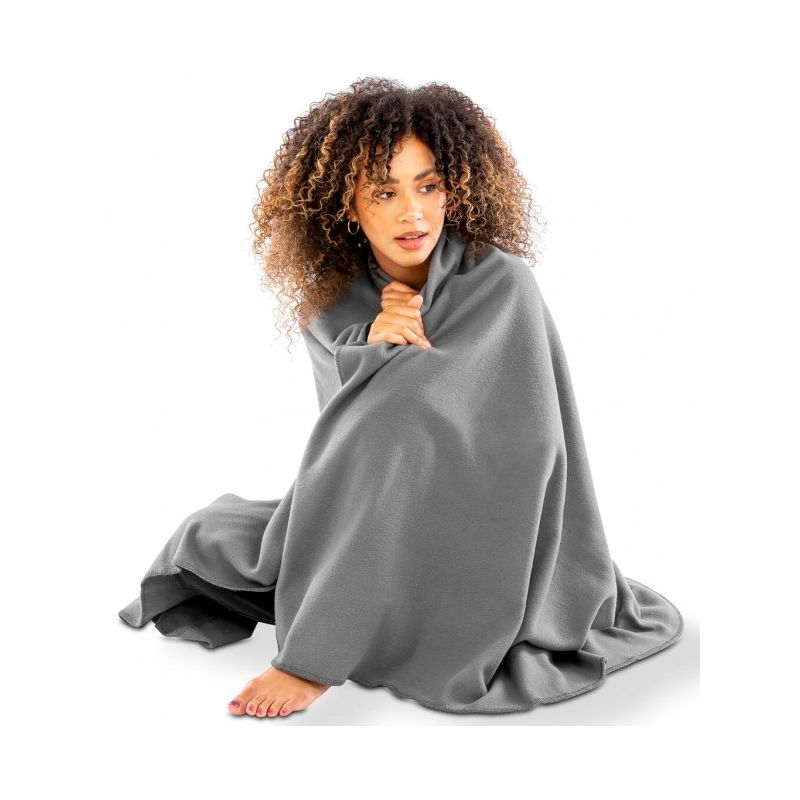 Couverture en polaire recyclée douce et chaude, 280 g/m²