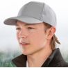 Casquette baseball en polyester recyclé, 6 panneaux, profil bas, 210 g/m²
