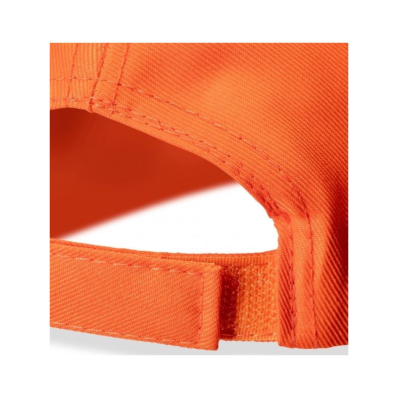 Casquette baseball en polyester recyclé, 5 panneaux, profil bas, 210 g/m²